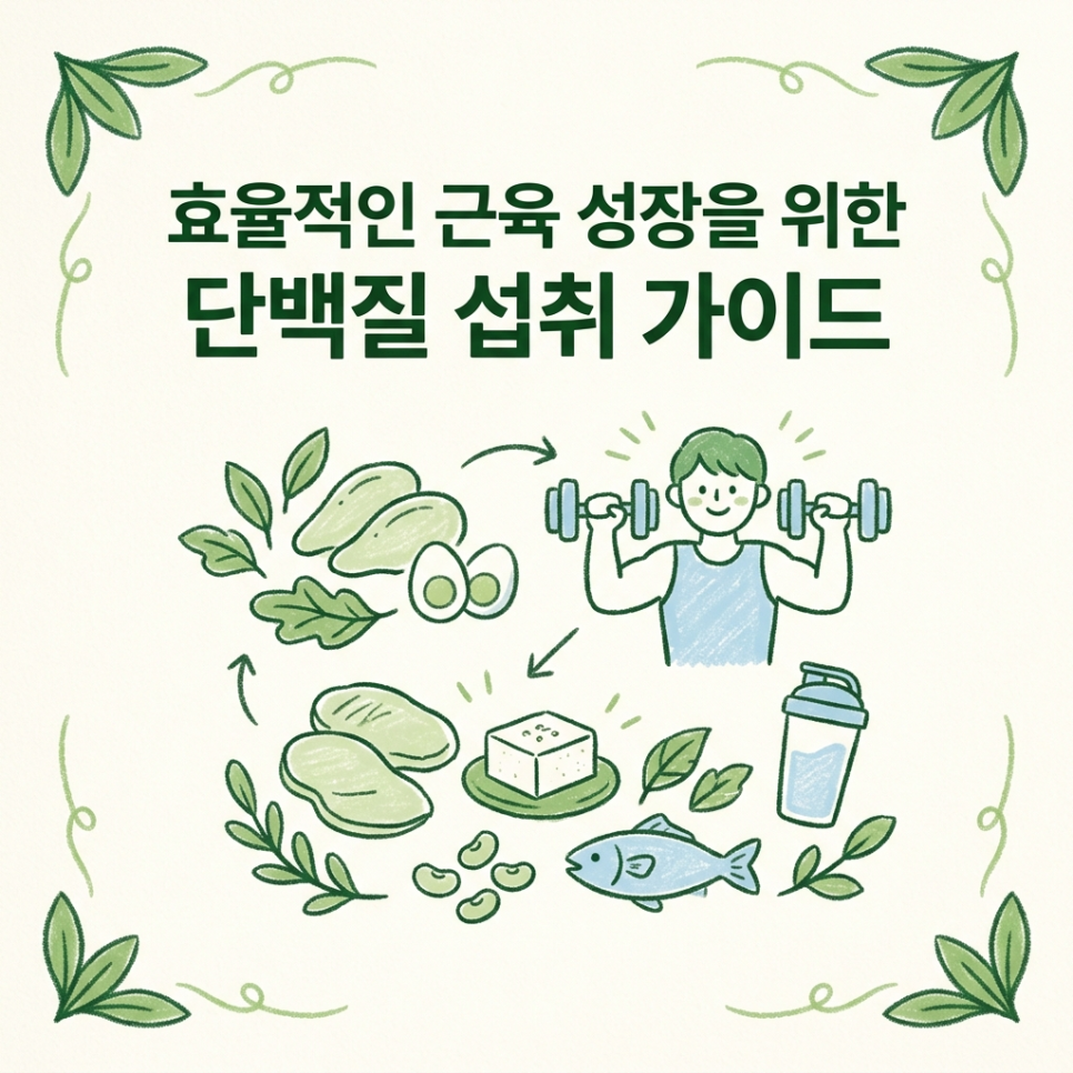 운동후 단백질 섭취가이드