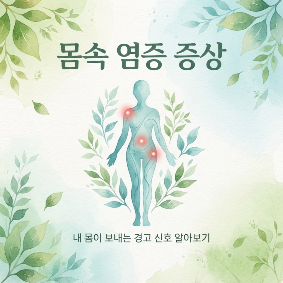 몸속 염증 증상