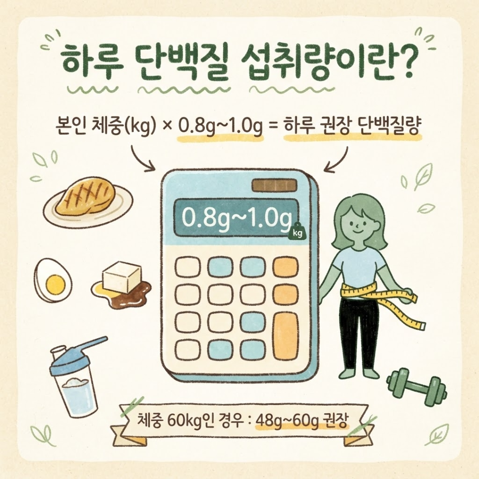 하루 단백질 섭취량 계산 여자 관련 이미지 3